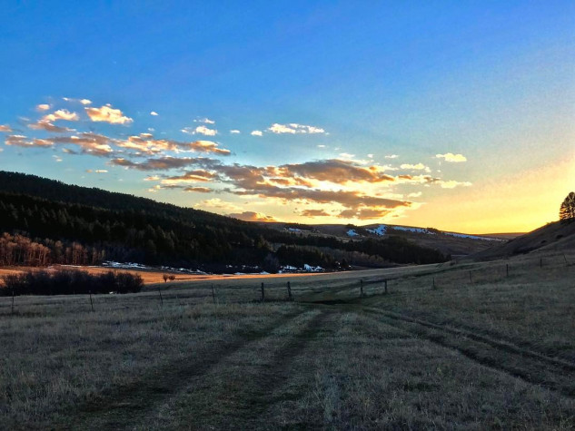 First sunset of Spring